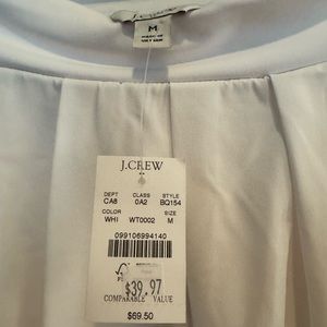 J Crew White Tennis Skort